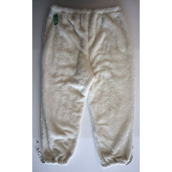 GAPBody 810227-00 Women's Sz XL Ivory Cozy Sherpa Chino Pants - Picture 2 of 13